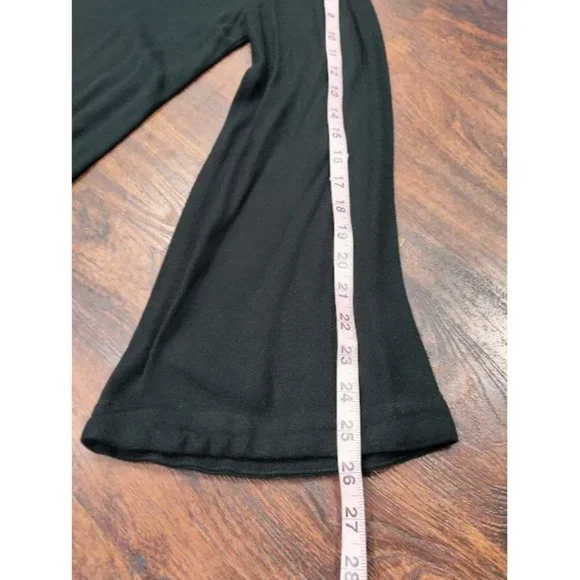 Anthropologie Cloth & Stone Womens Round Neck Bell Sleeve Blouse Black XS-M - Picture 10 of 10